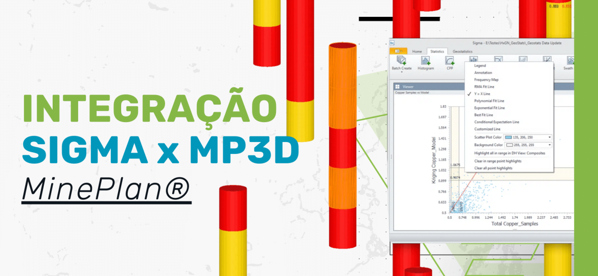 SIGMA MINEPLAN MINESIGHT COMO INTERPRETAR DADOS GEOESTATÍSTICOS NO AMBIENTE 3D